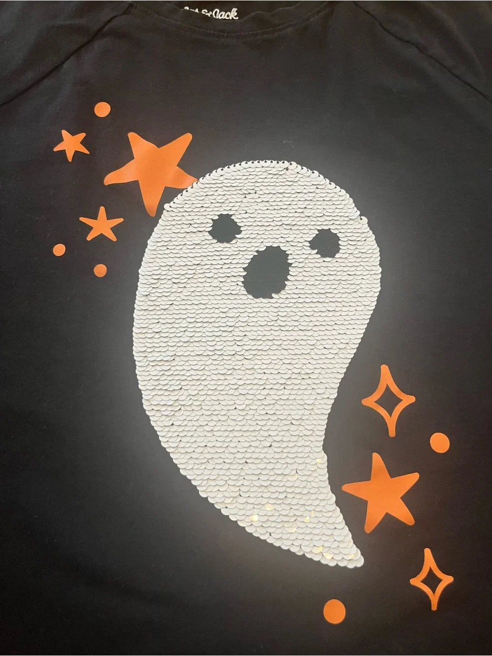 Girls Cat&Jack Halloween Reversible Sequin Shirt 14/16